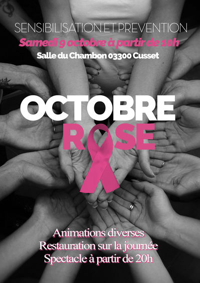 Octobre Rose  2020-2021, les bourbonnaises se mobilisent